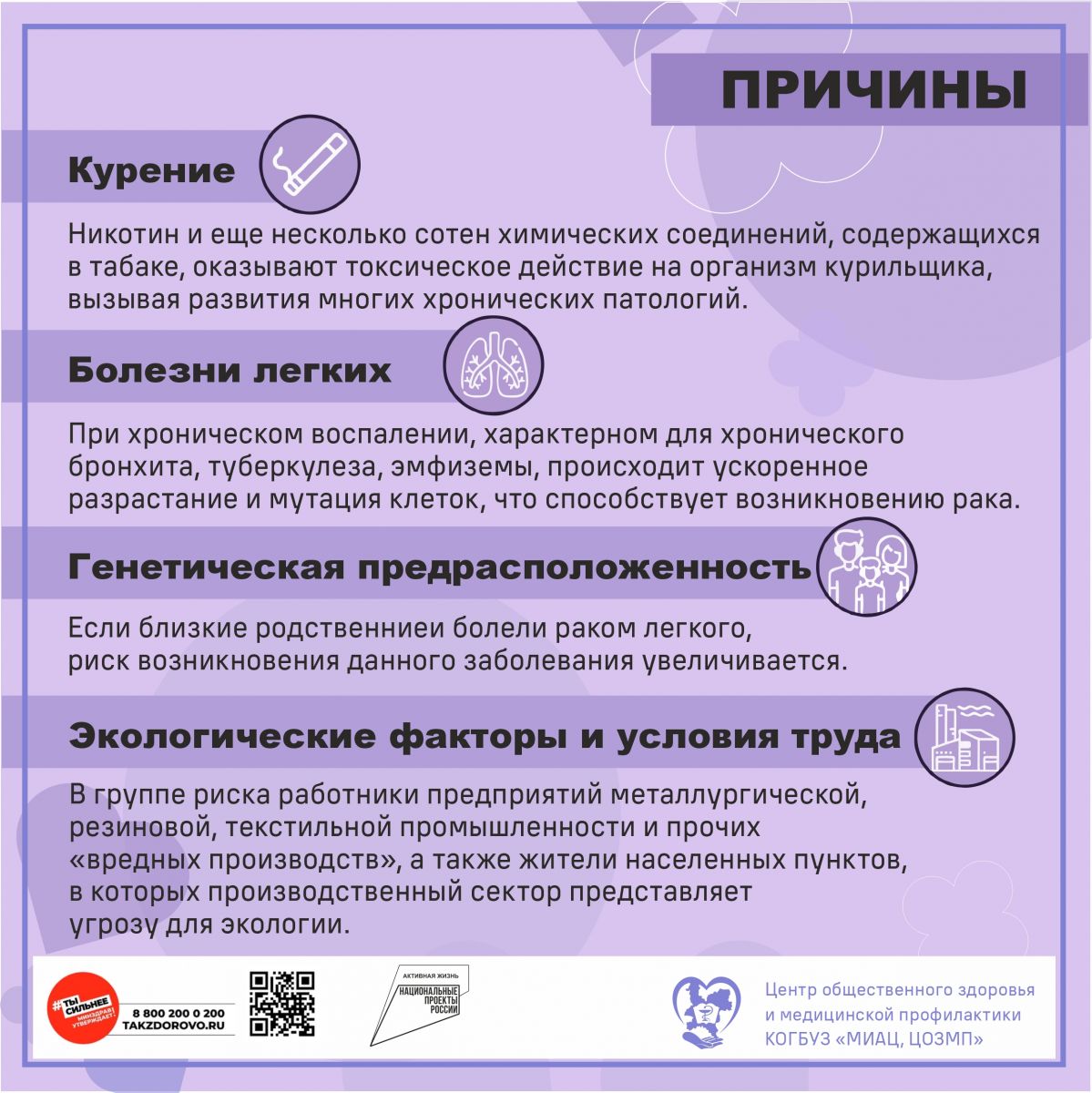 Информация, в рамках реализации федерального проекта «Здоровье для каждого» национального проекта «Продолжительная и активная жизнь».