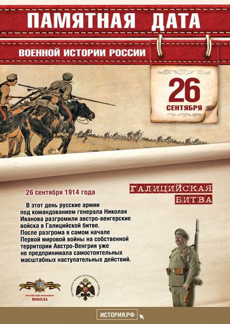 26 сентября. Памятная дата военной истории Отечества.
