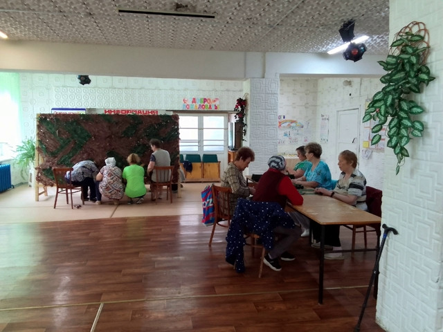 В Заевском СДК прошло познавательное чаепитие для женщин-волонтеров: «Земля именинница".