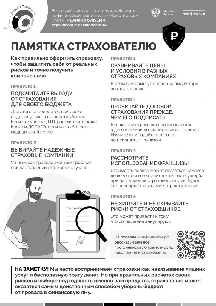 В рамках реализации Стратегии повышения финансовой грамотности и формирования финансовой культуры в Российской Федерации до 2030 года ФГБУ «НИФИ Минфина России» проводит очередной этап тематической Всероссийской просветительской эстафеты «Мои финансы».