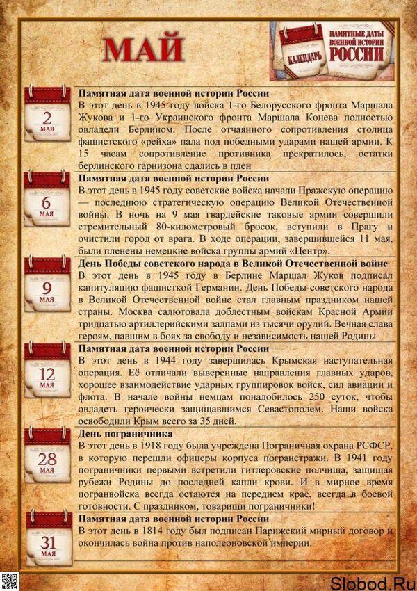 Памятная дата